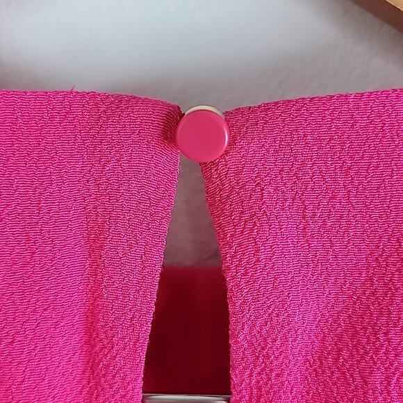 Kate Spade Tiered Rayon Dress and Bloomer in Cabaret Pink Infant Toddler 24M - Picture 6 of 12